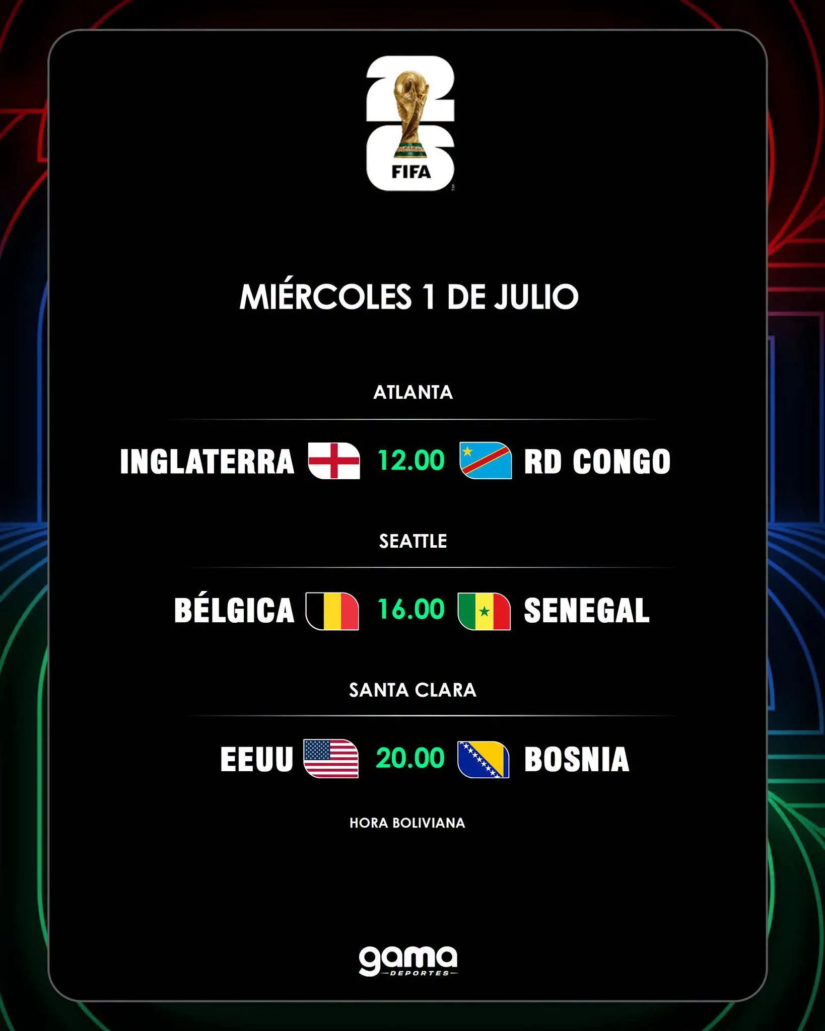 Nuevo mes, más Mundial